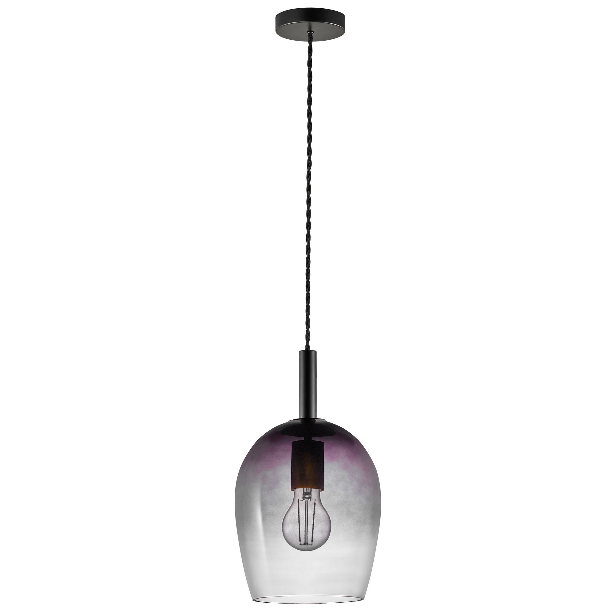 Suspension ovale élégante en verre, UMA, NORDLUX