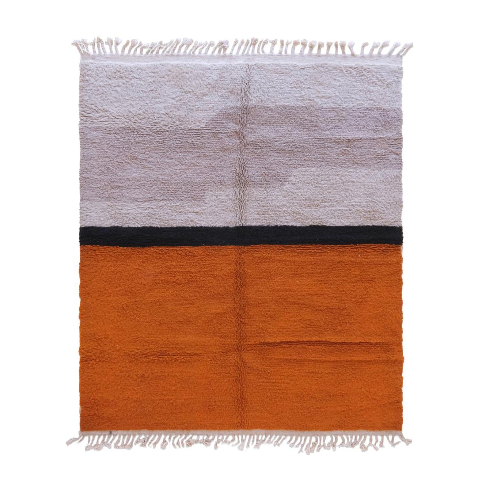 Tapis berbère contemporain aux lignes graphiques en laine 220 x 269 cm, AFK LIVING