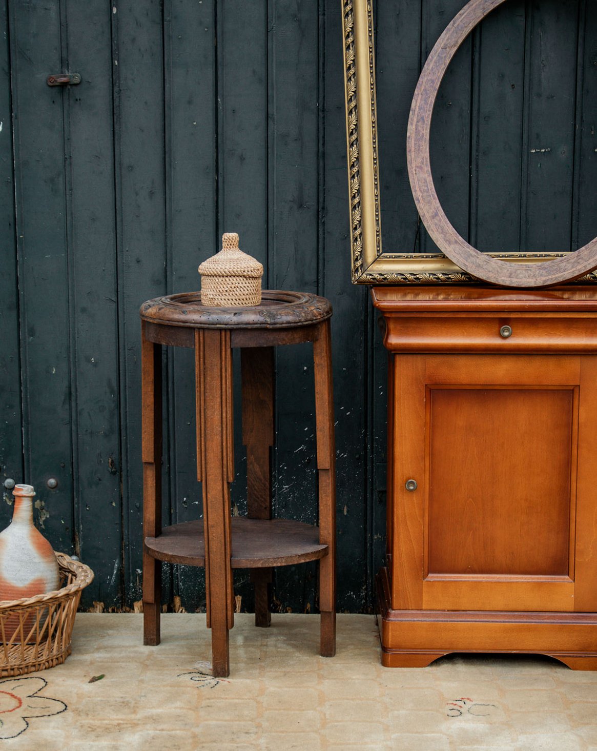 Table d'appoint en marbre Francine N°442 - Bon état, DEBONGOUT