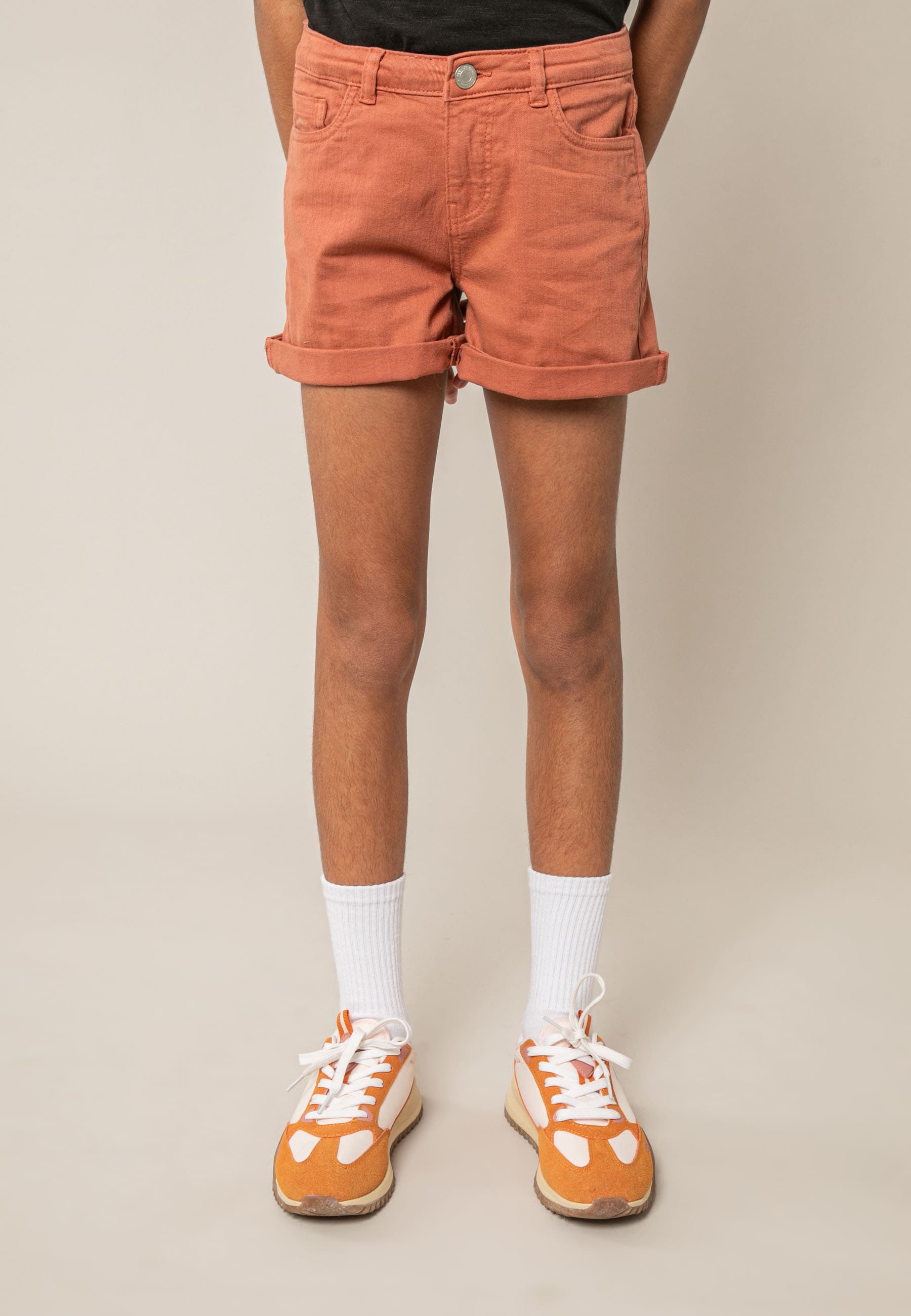Short fille en coton CERISE, DEELUXE