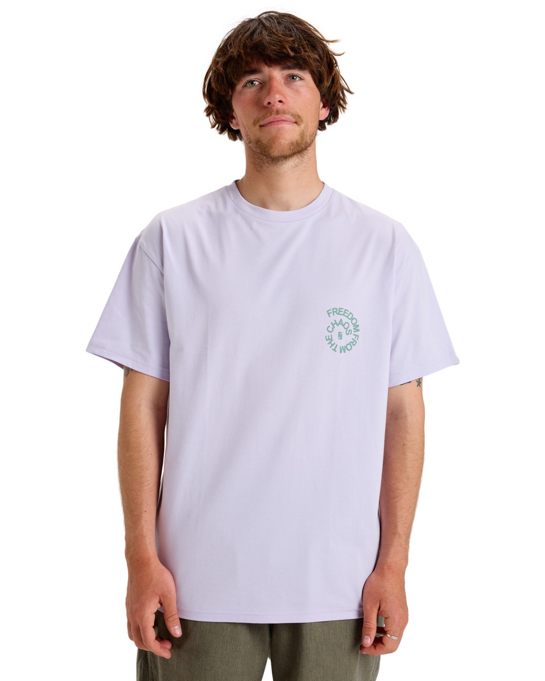 T-shirt manches courtes sérigraphié FREEDOM FROM THE CHAOS, QUIKSILVER