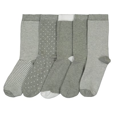 Комплект из пяти пар носков LA REDOUTE COLLECTIONS
