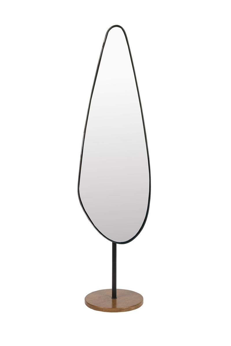 Miroir en métal ovale, DROPZ, BOITE A DESIGN