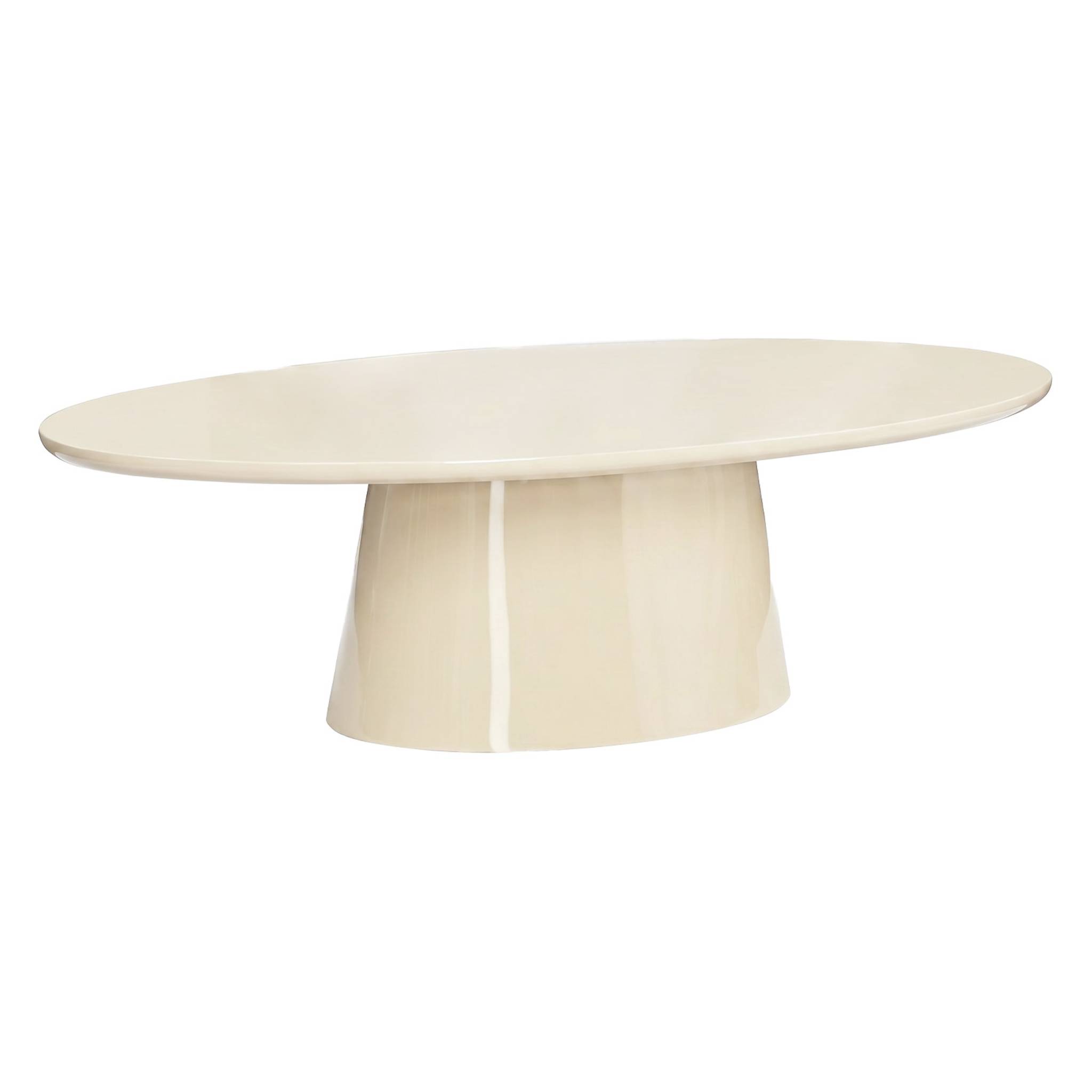 Table basse ovale finition glossy NELL, SWEEEK