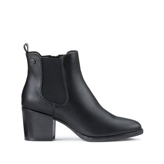 Heeled ankle boots, black, Esprit | La Redoute