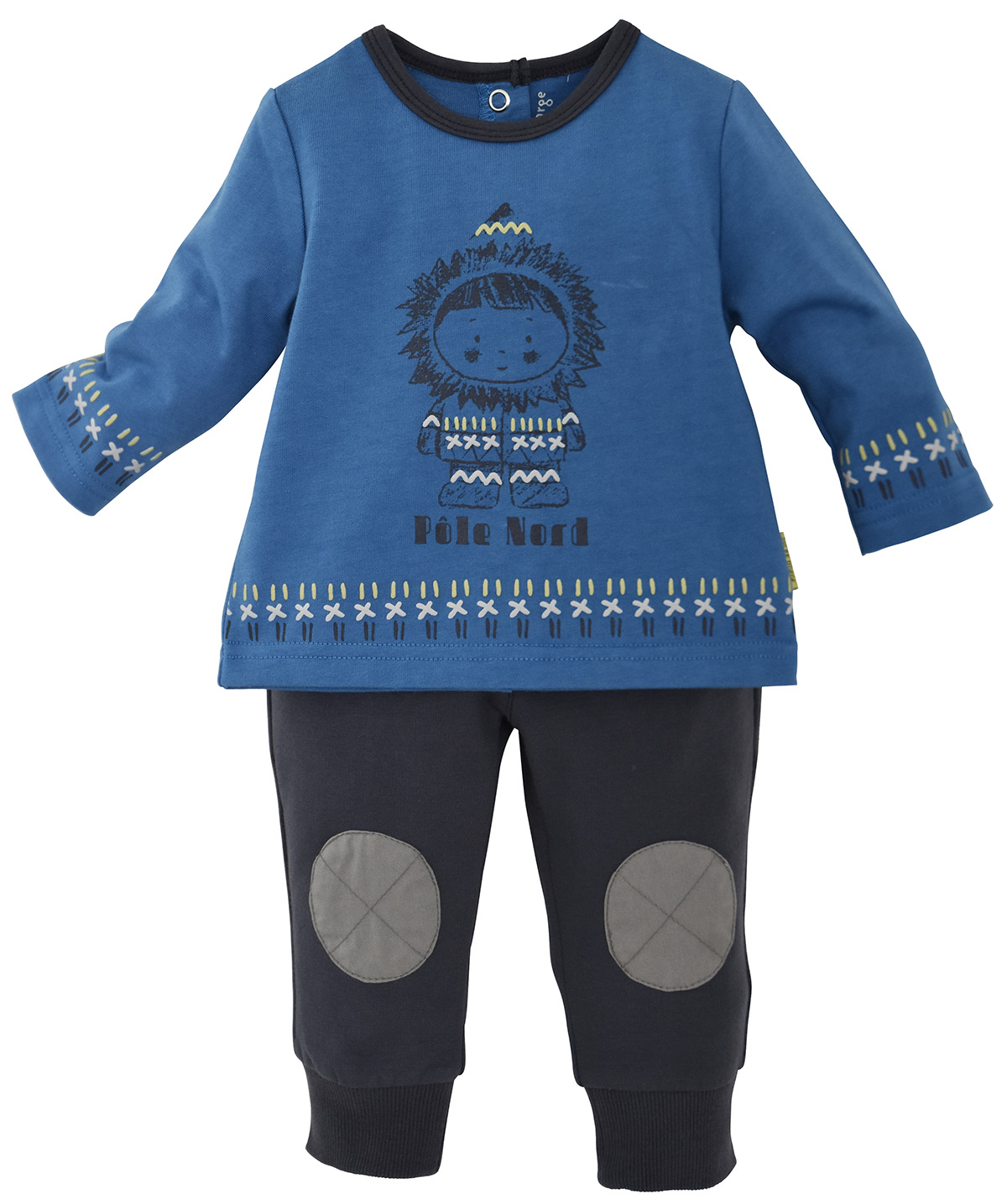 Ensemble pantalon et tee shirt anthracite, SUCRE D'ORGE