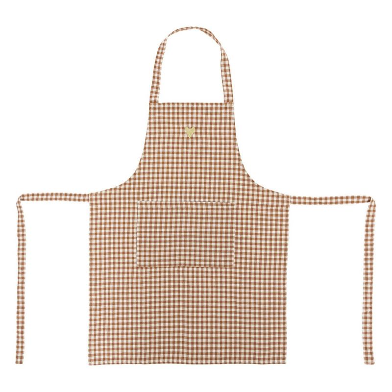 TABLIER COTON IMPRIME CUISINE MAISON CAFE 60X80CM