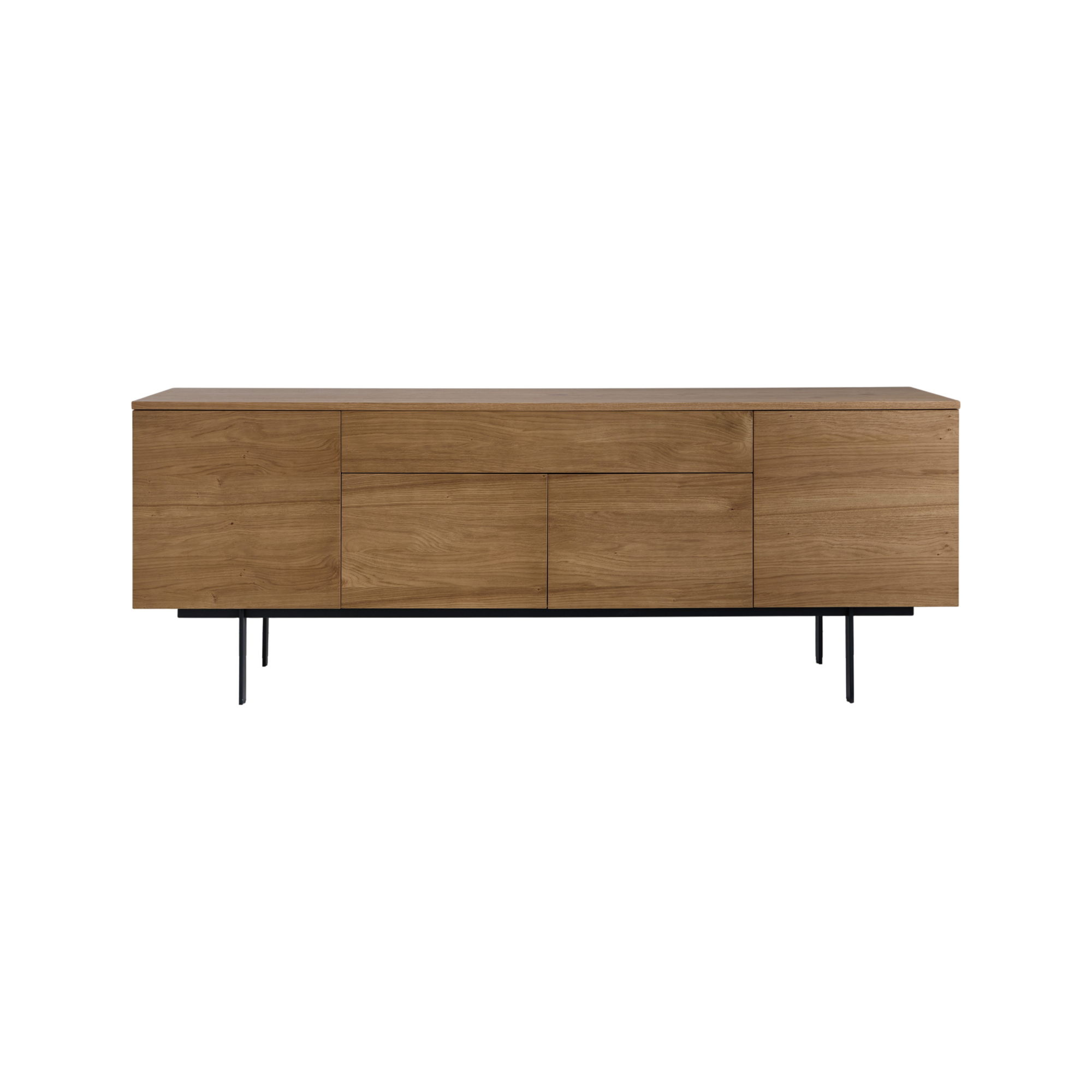 Buffet 4 portes bois pieds métal - MATTEO, CAMIF