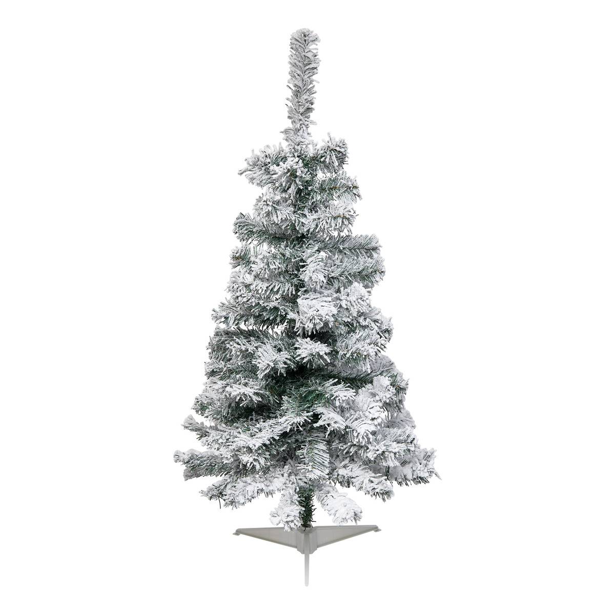 Sapin de Noël artificiel floqué 100 cm, FEERIC LIGHTS & CHRISTMAS