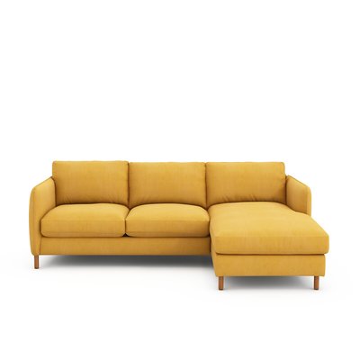 Loméo Corner Sofa Bed in Cotton/Linen LA REDOUTE INTERIEURS