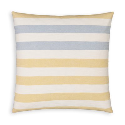 Aldo Multicoloured Striped 100% Cotton Cushion Cover LA REDOUTE INTERIEURS