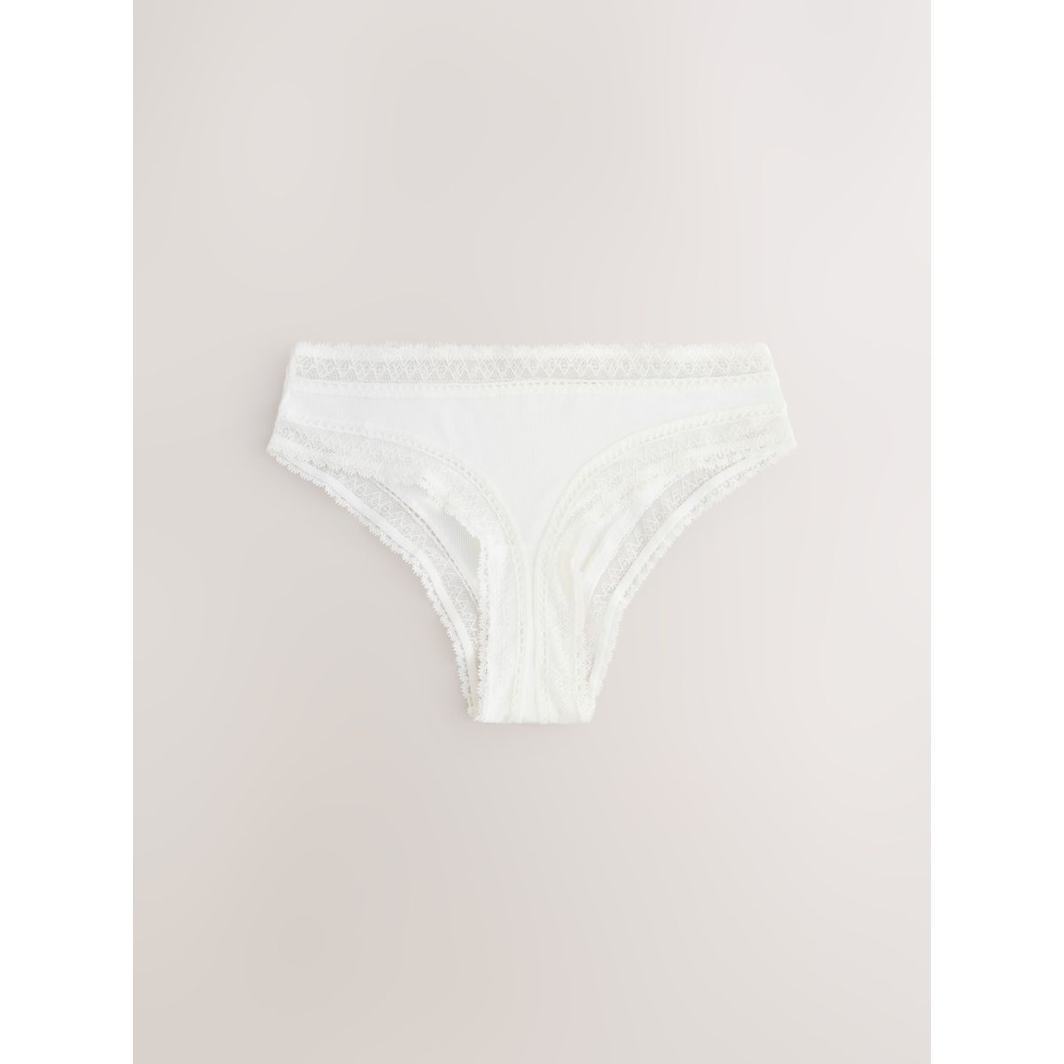 Culotte confort en dentelle et micro modal, NEXT