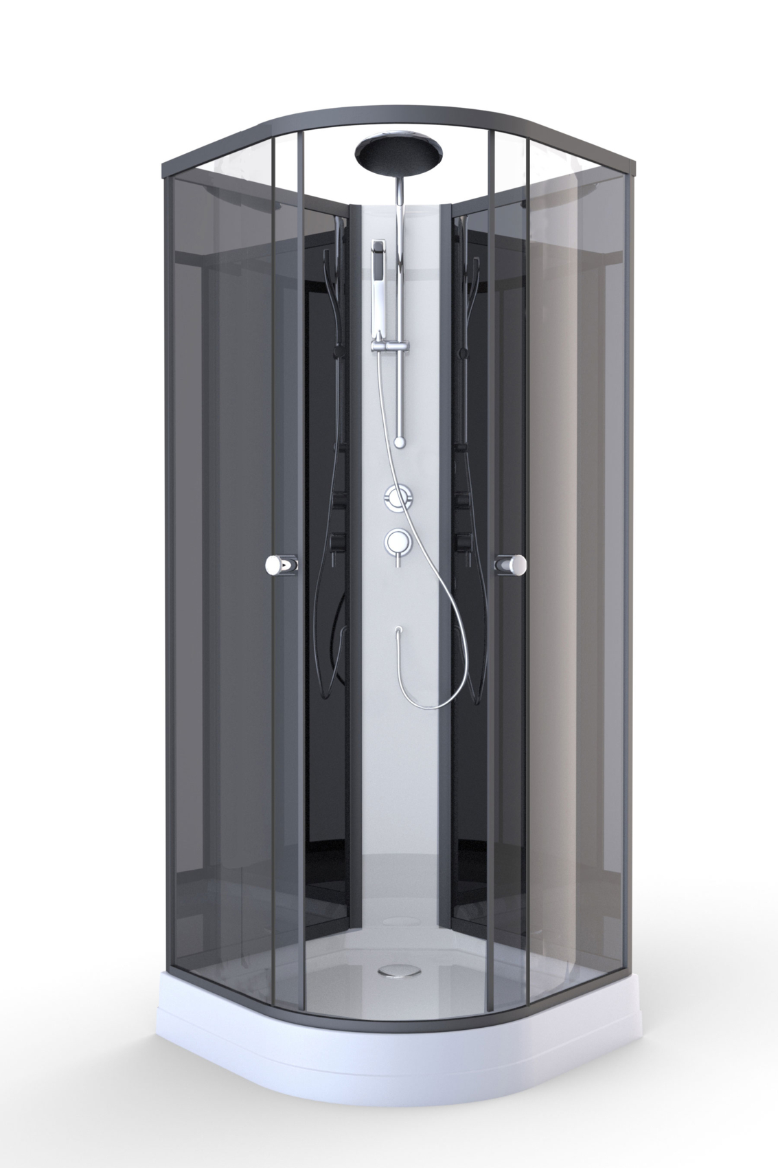 Cabine de douche graphite, HOME MAISON