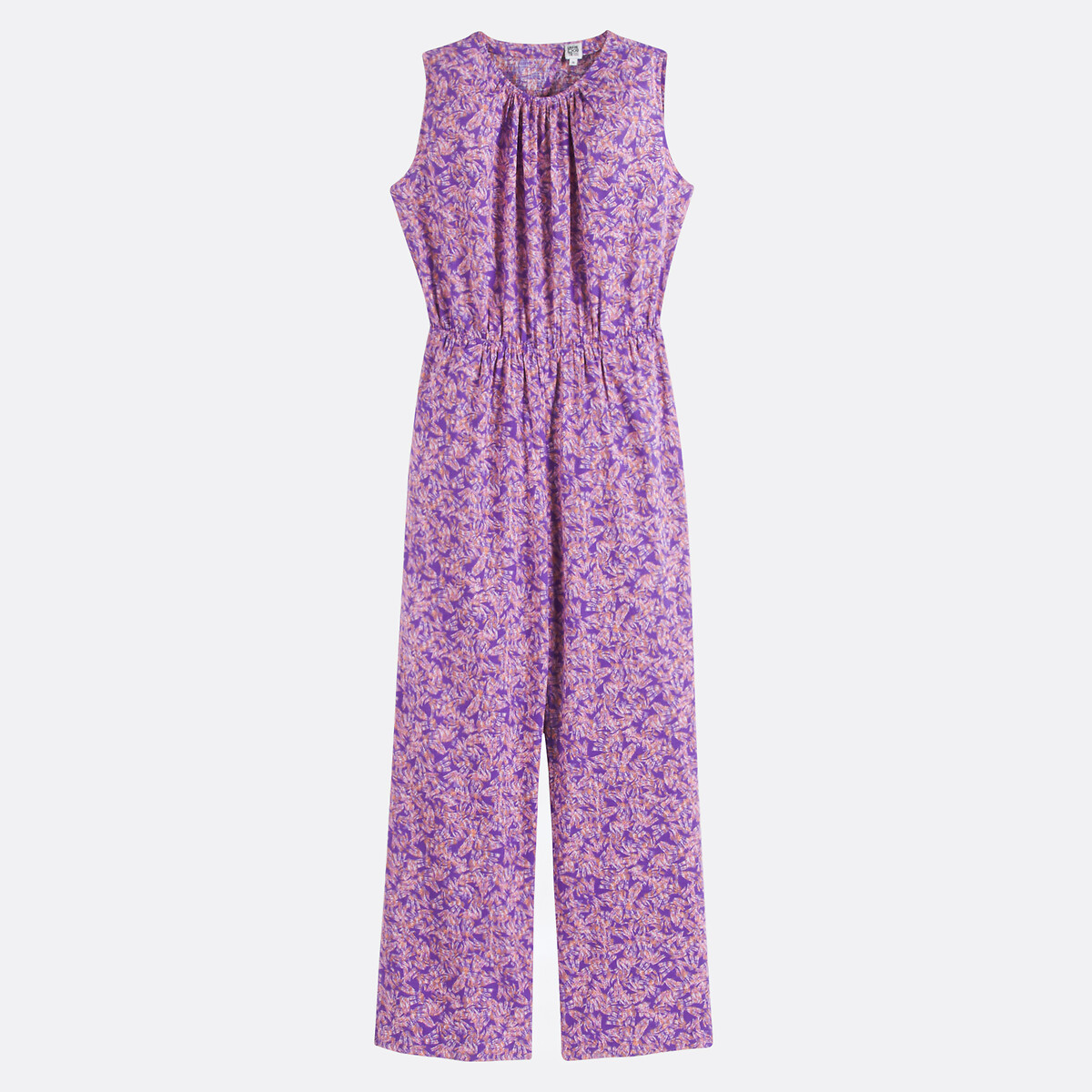 Printed Sleeveless Jumpsuit, LA REDOUTE COLLECTIONS