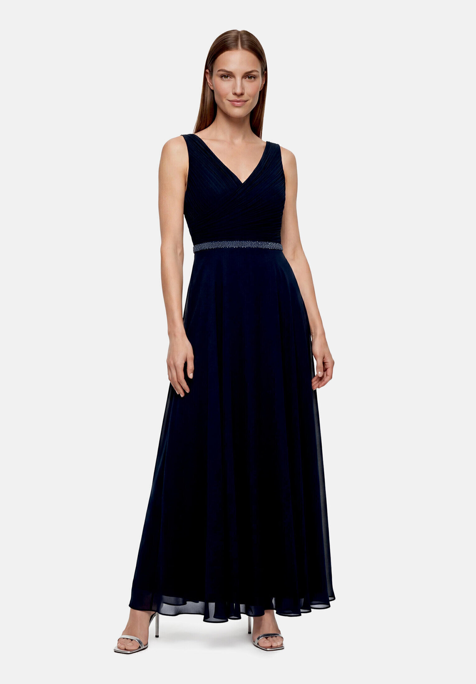 Robe de soirée à plis, VERA MONT