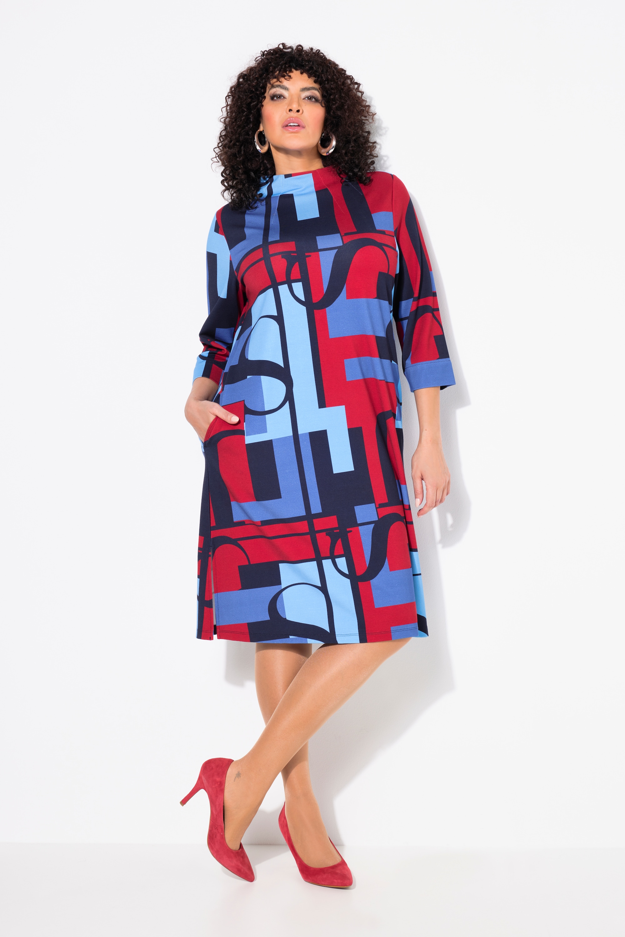 Robe en jersey point de Rome, ULLA POPKEN