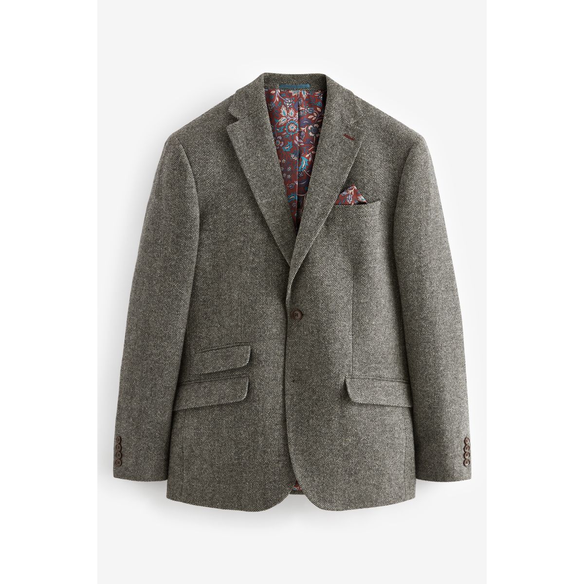 Blazer à chevrons coupe droite, NEXT