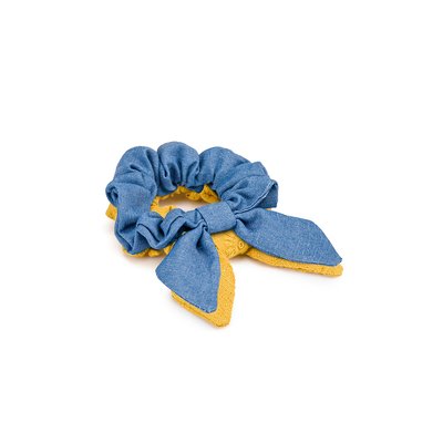 Pack of 2 Scrunchies in Cotton LA REDOUTE COLLECTIONS
