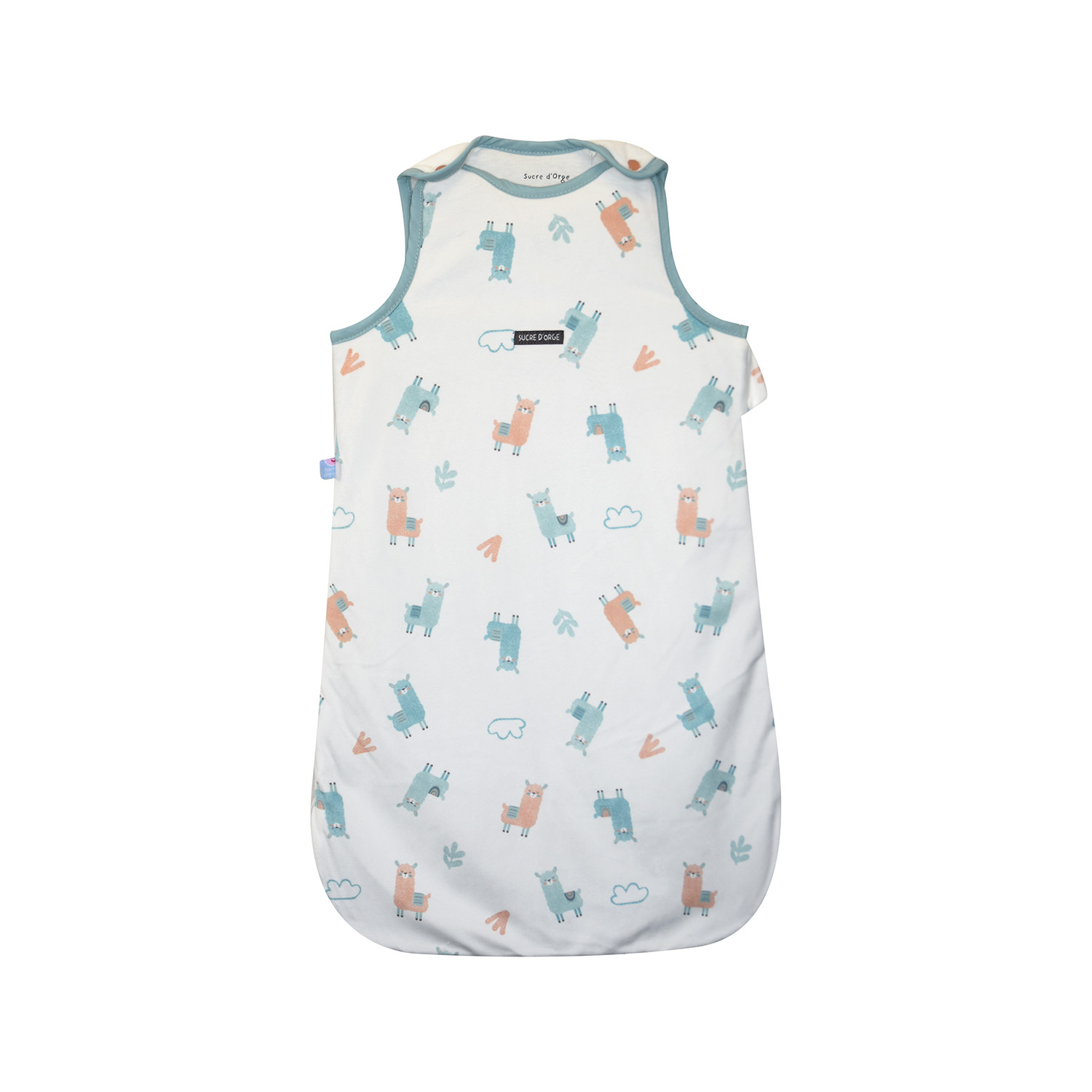 Gigoteuse 0/6m jude velours doux sans manches, SUCRE D'ORGE