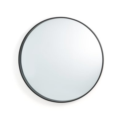 Ronde spiegel, zwart  Ø80 cm, Alaria LA REDOUTE INTERIEURS