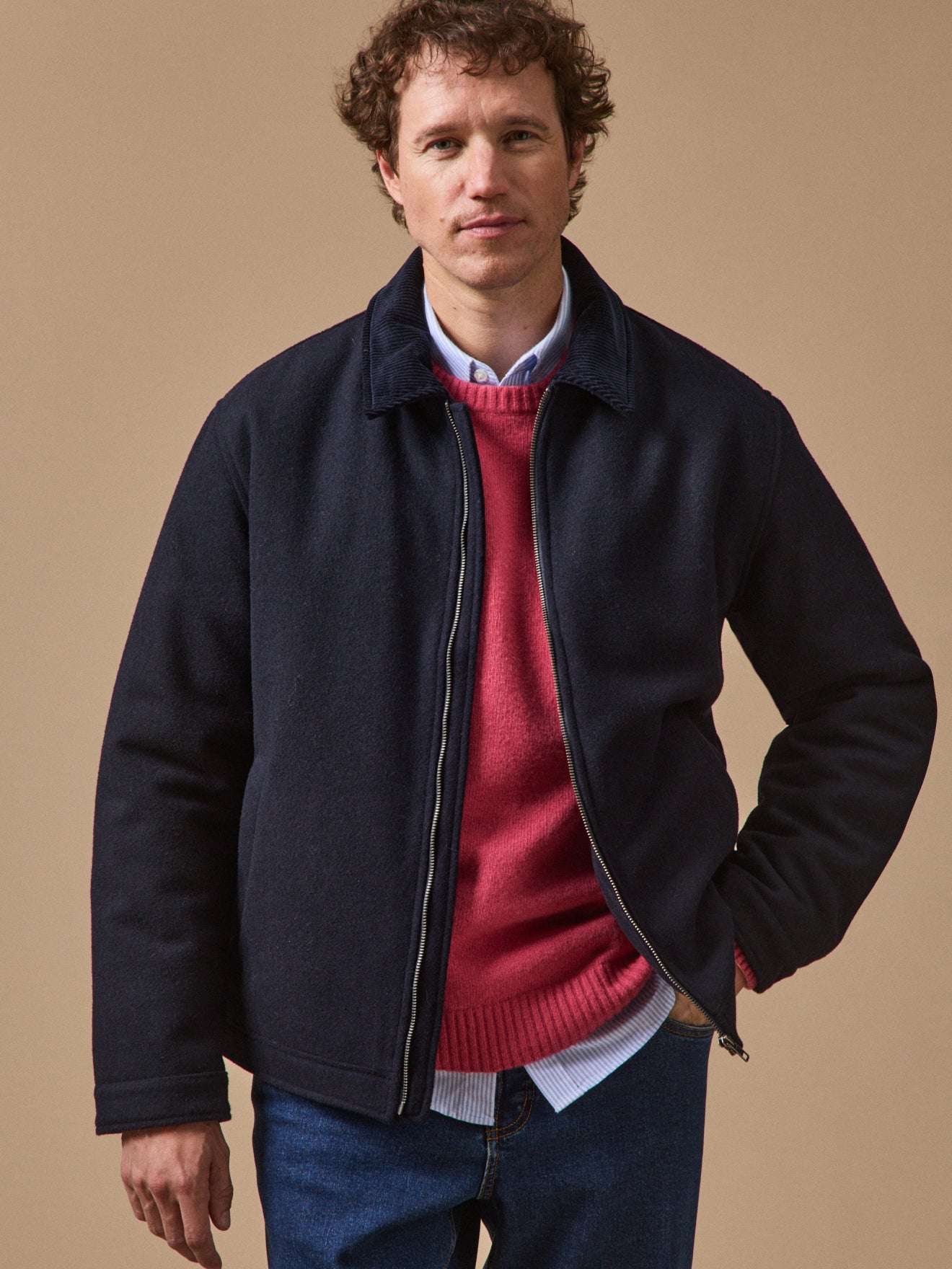 Blouson aviateur lainage chaud, CYRILLUS