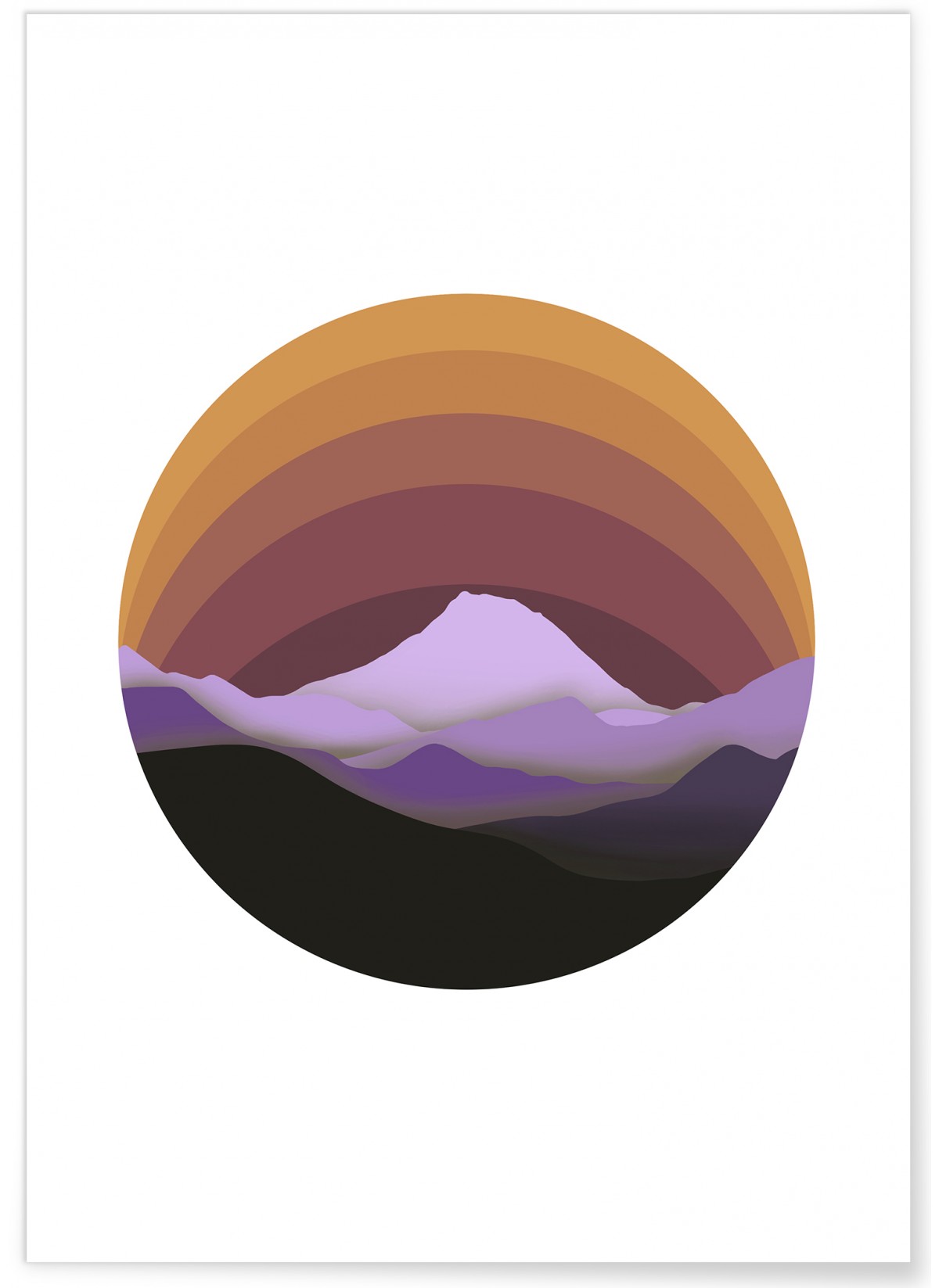 Affiche Landscape Circle, L'AFFICHERIE