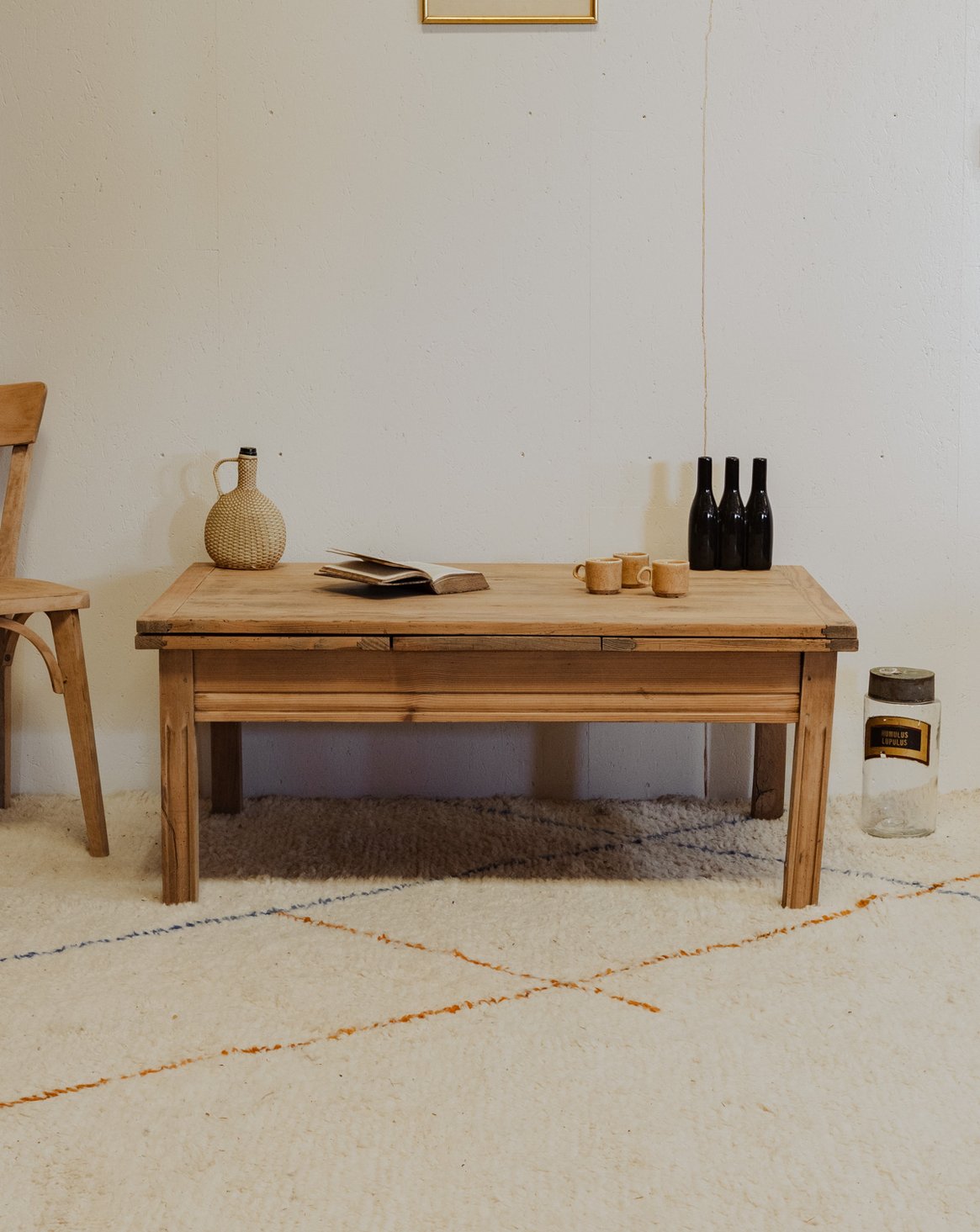 Table basse en bois Léonie N°898 - Bon état, DEBONGOUT