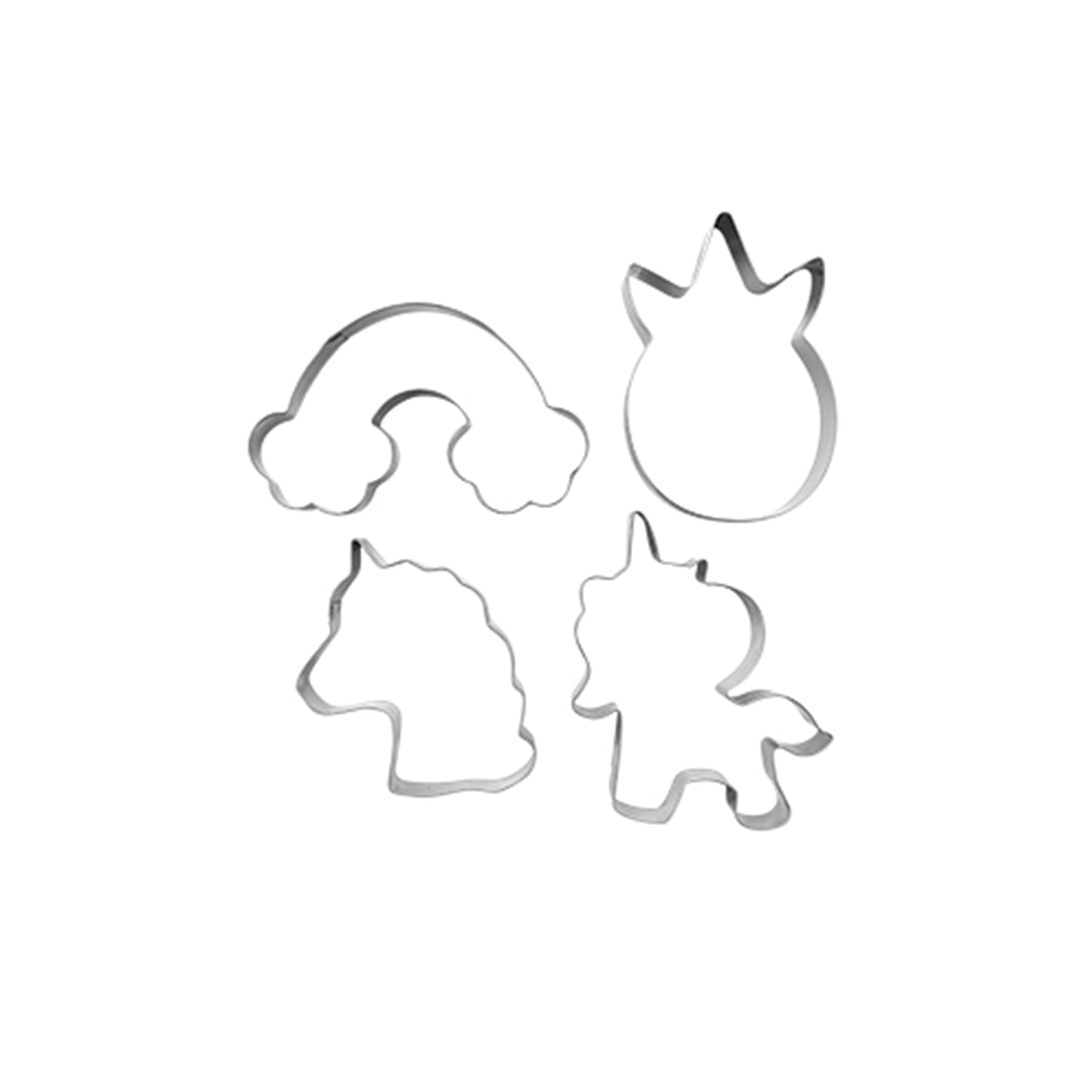 Set de 4 emporte-pièces licorne, ZENKER