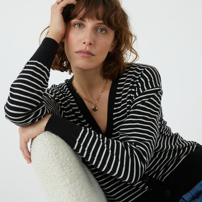 Striped Cardigan LA REDOUTE COLLECTIONS