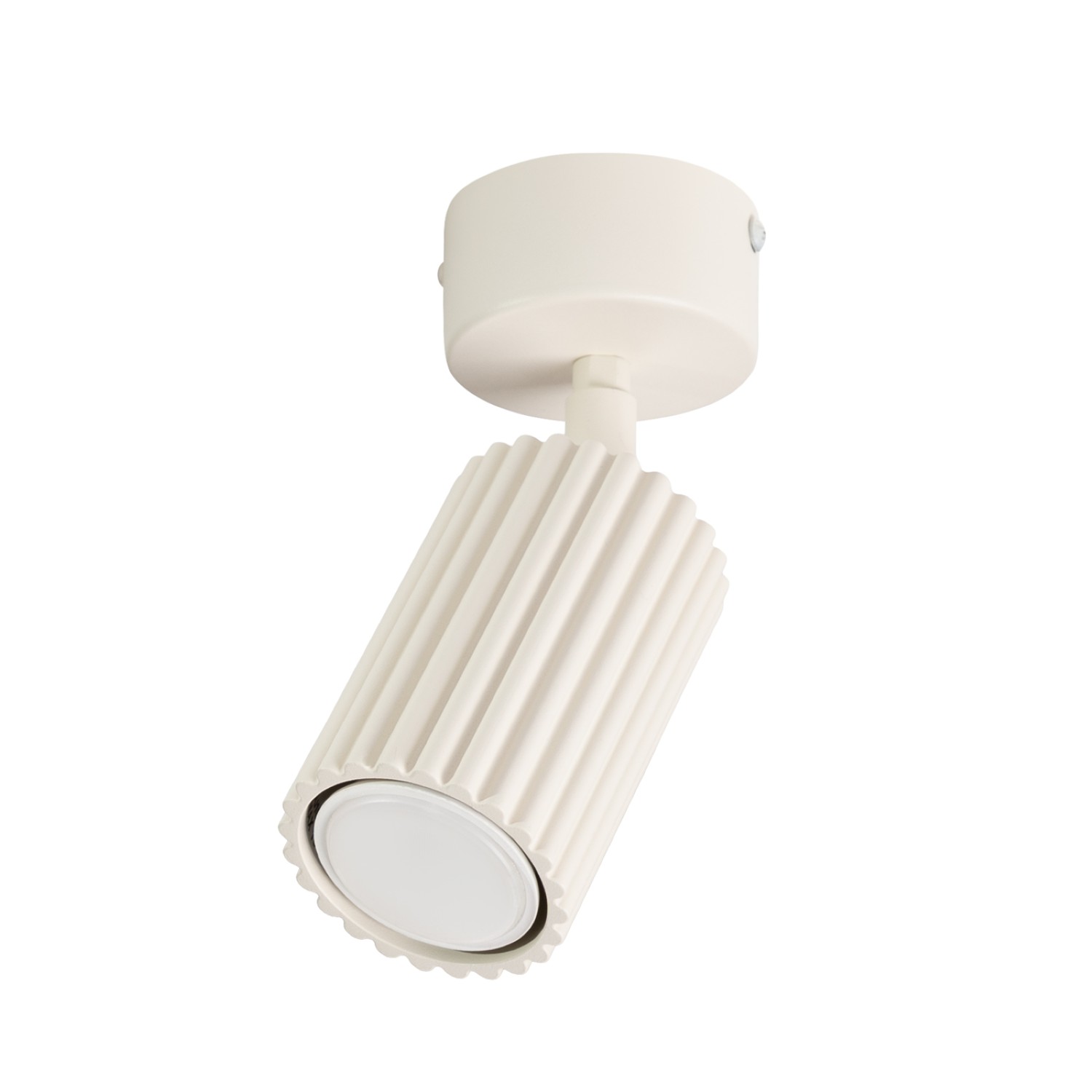 Plafonnier Aluminium Beige GU10 1 KARBON, EDEN