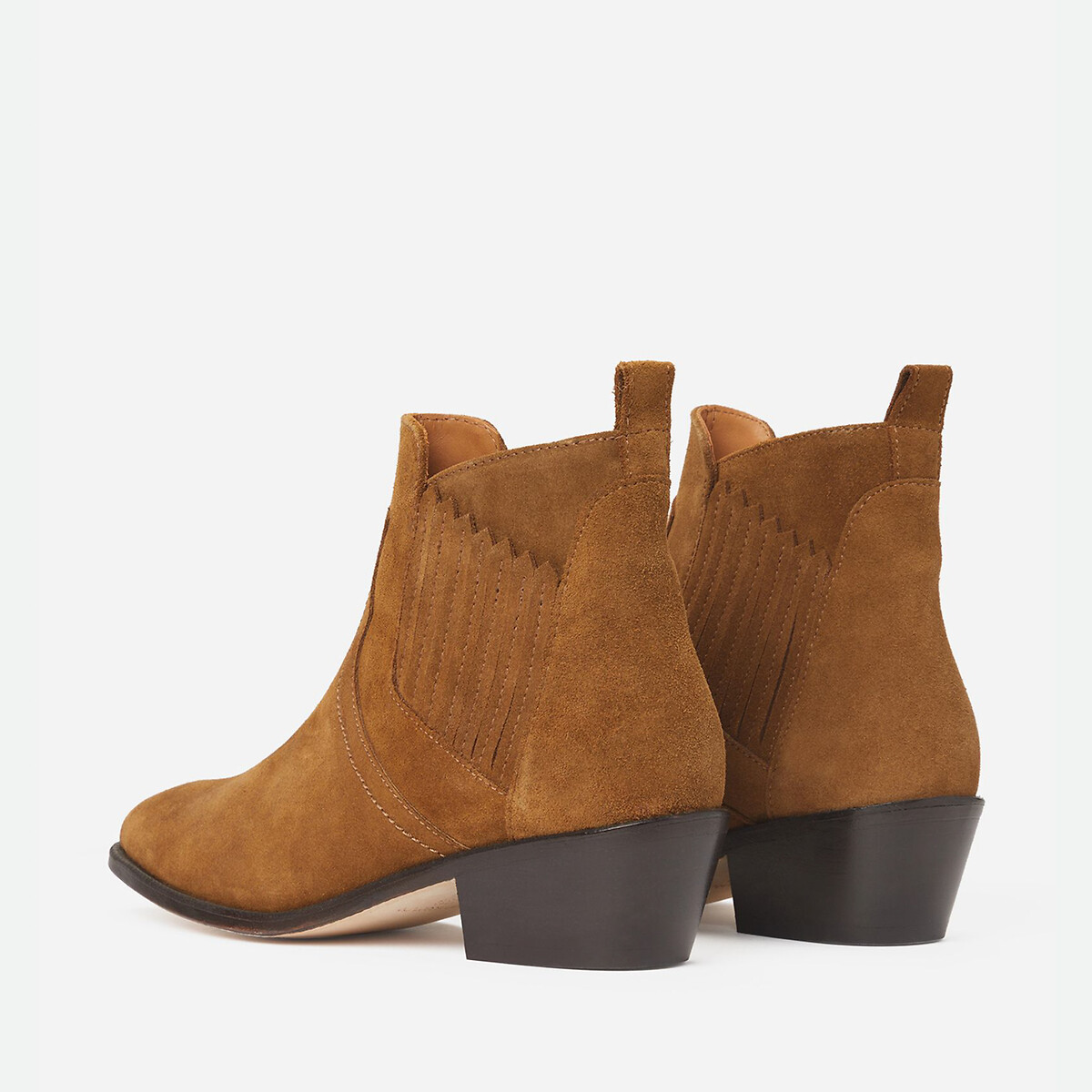 Suede cuban hot sale heel boots