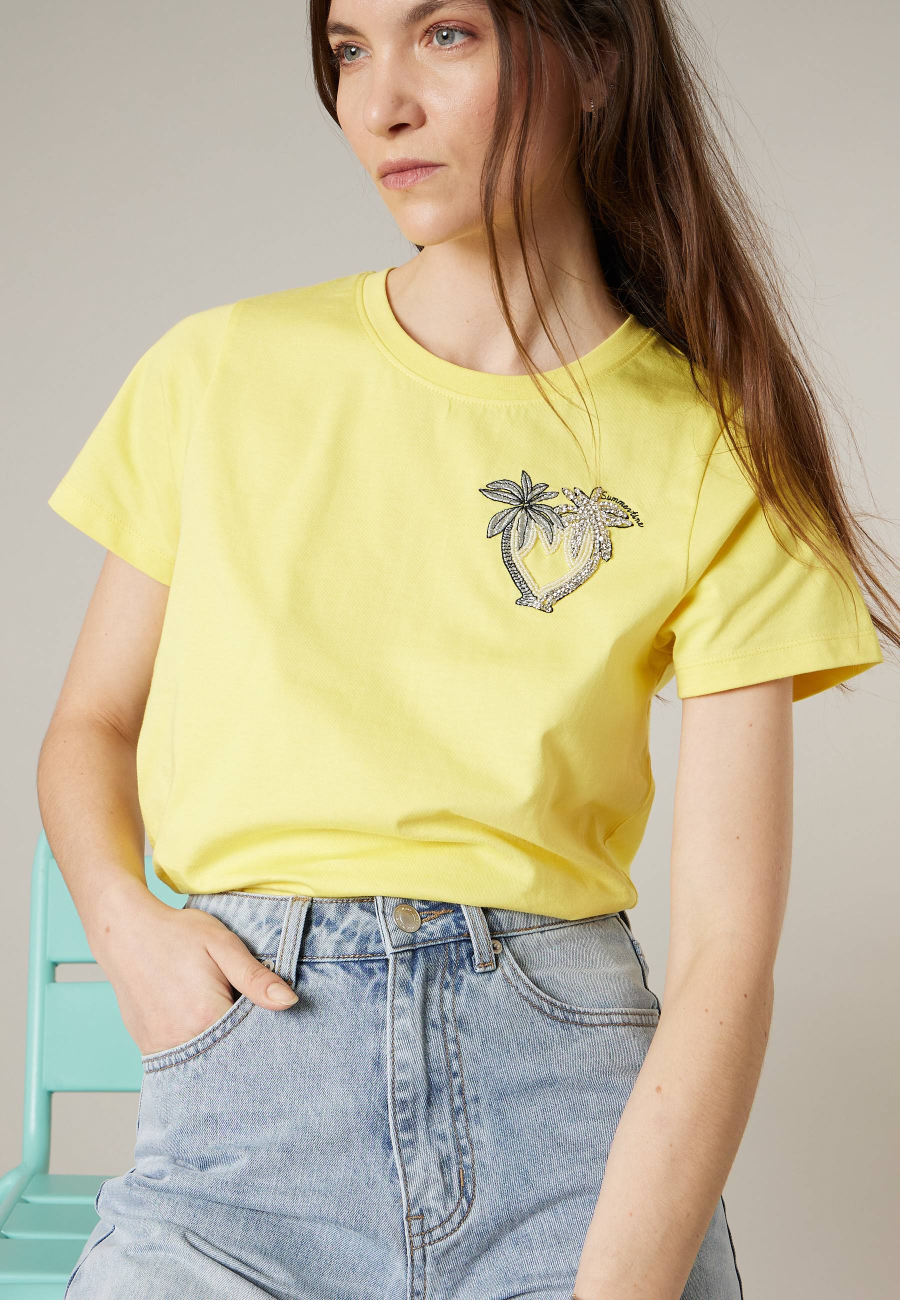 T-shirt femme en coton PALMY, DEELUXE