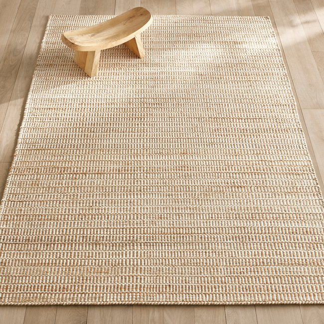 Ruleto Hand Woven Jute & Wool Rug, natural, AM.PM