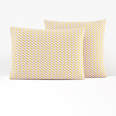 Cassie Geometric 100% Cotton Pillowcase LA REDOUTE INTERIEURS