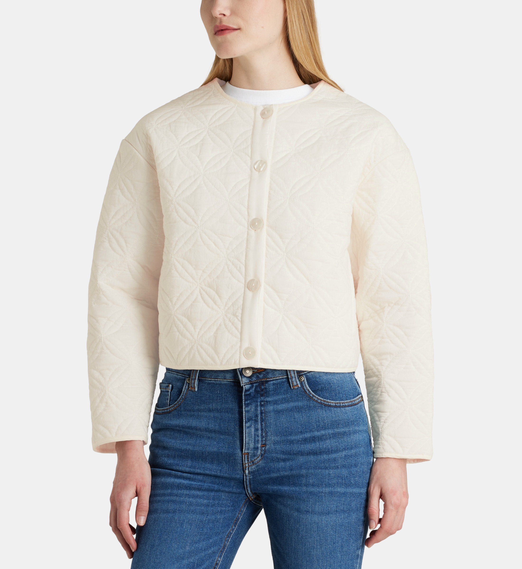 Veste Droite Matelassée Chamarel Coton, GALERIES LAFAYETTE