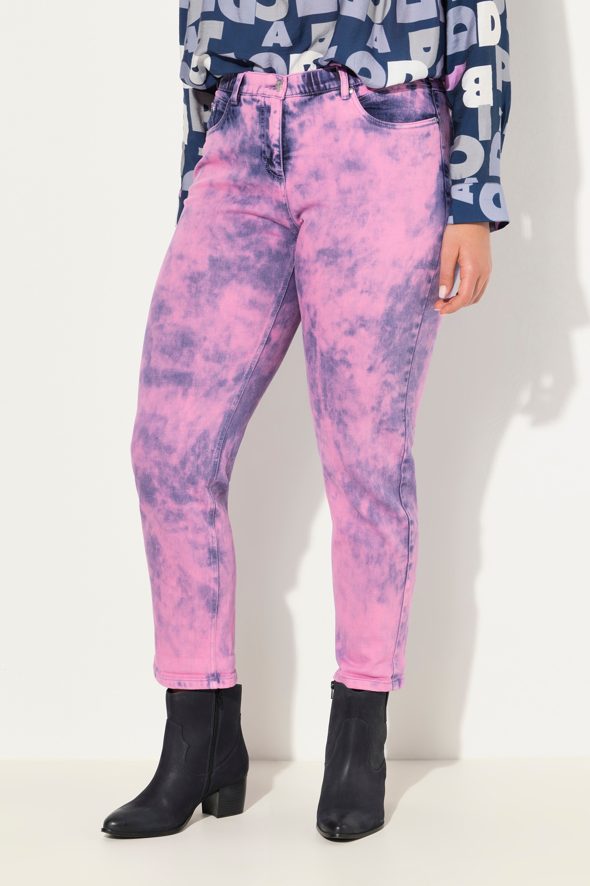 Jean Boyfriend 5 poches, matière stretch, ULLA POPKEN