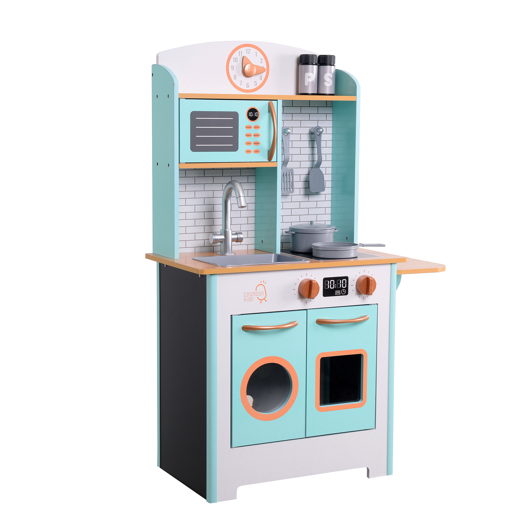 Cuisine Enfant Bois LITTLE CHEF, TEAMSON KIDS