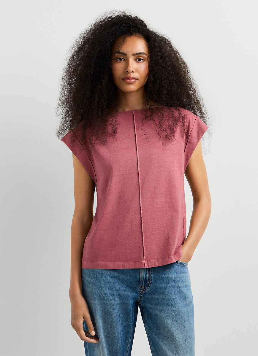 T-shirt met korte mouwen en boothals, PEPE JEANS