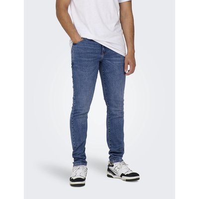 Loom Slim Stretch Jeans in Mid Rise ONLY & SONS