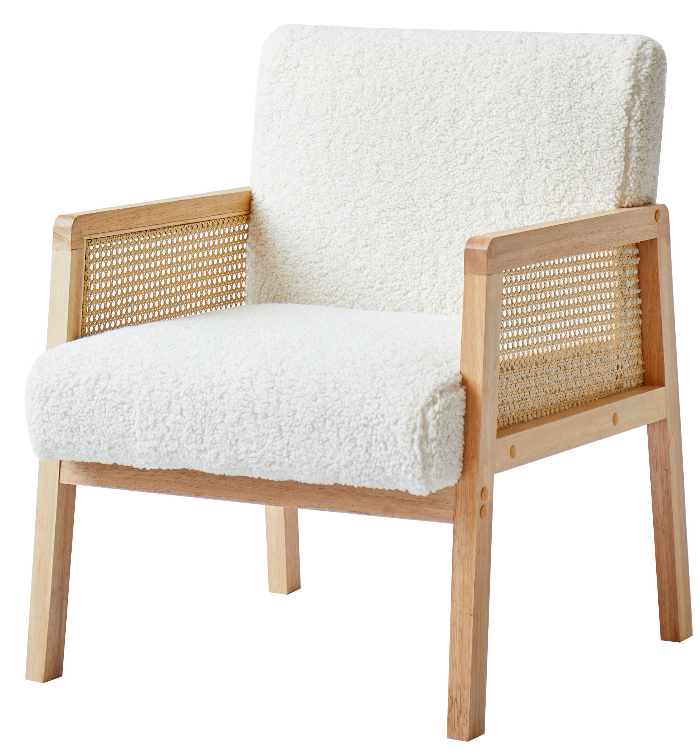 Fauteuil de salon en cannage, BORGO, NORDLYS