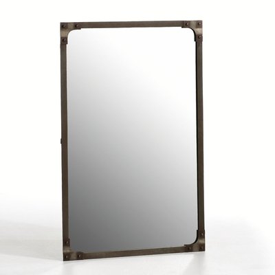 Miroir rect métal fer industriel 60x90cm, Lenaig LA REDOUTE INTERIEURS