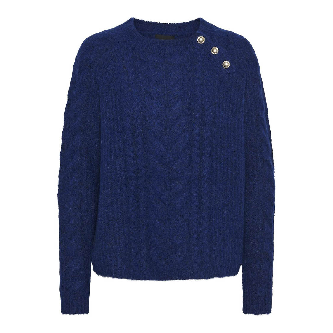 EUC authentic Louna Blue Ombré Cable Knit Sweater Size XS $275