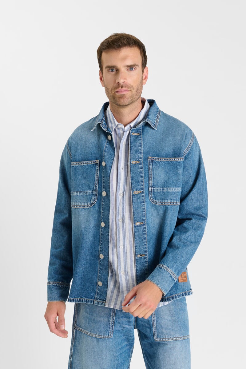 Chemise en jeans HISA, LE TEMPS DES CERISES