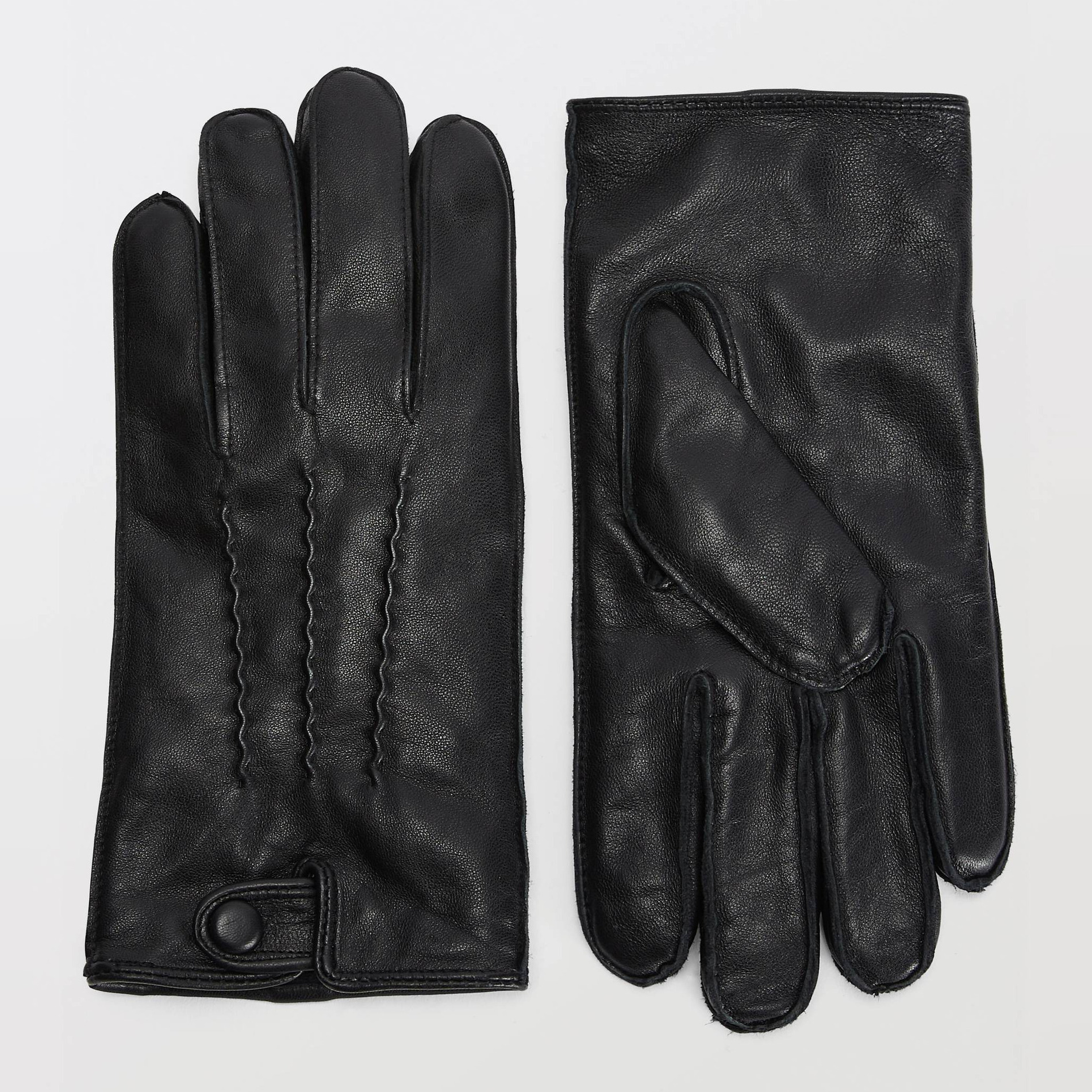Gants en cuir, MONOPRIX