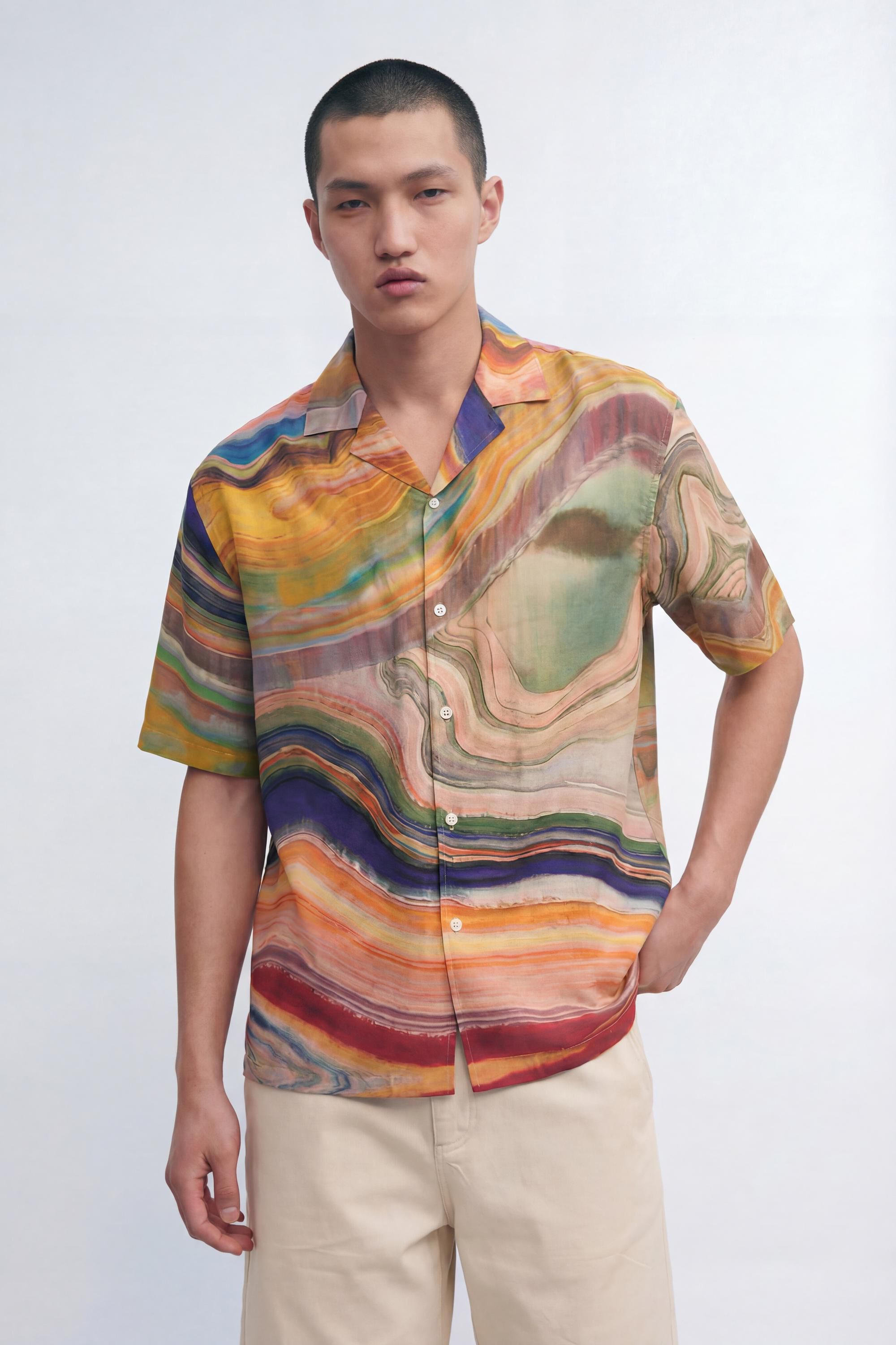 Chemise à imprimé abstrait, DESIGUAL