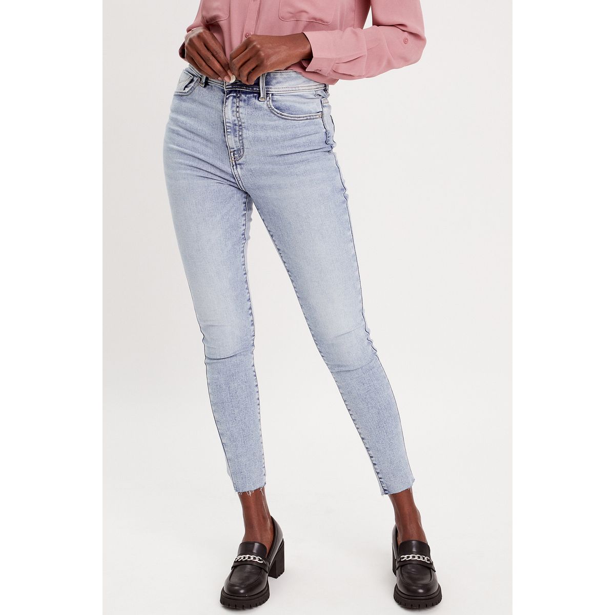 Jean slim blanc clearance femme