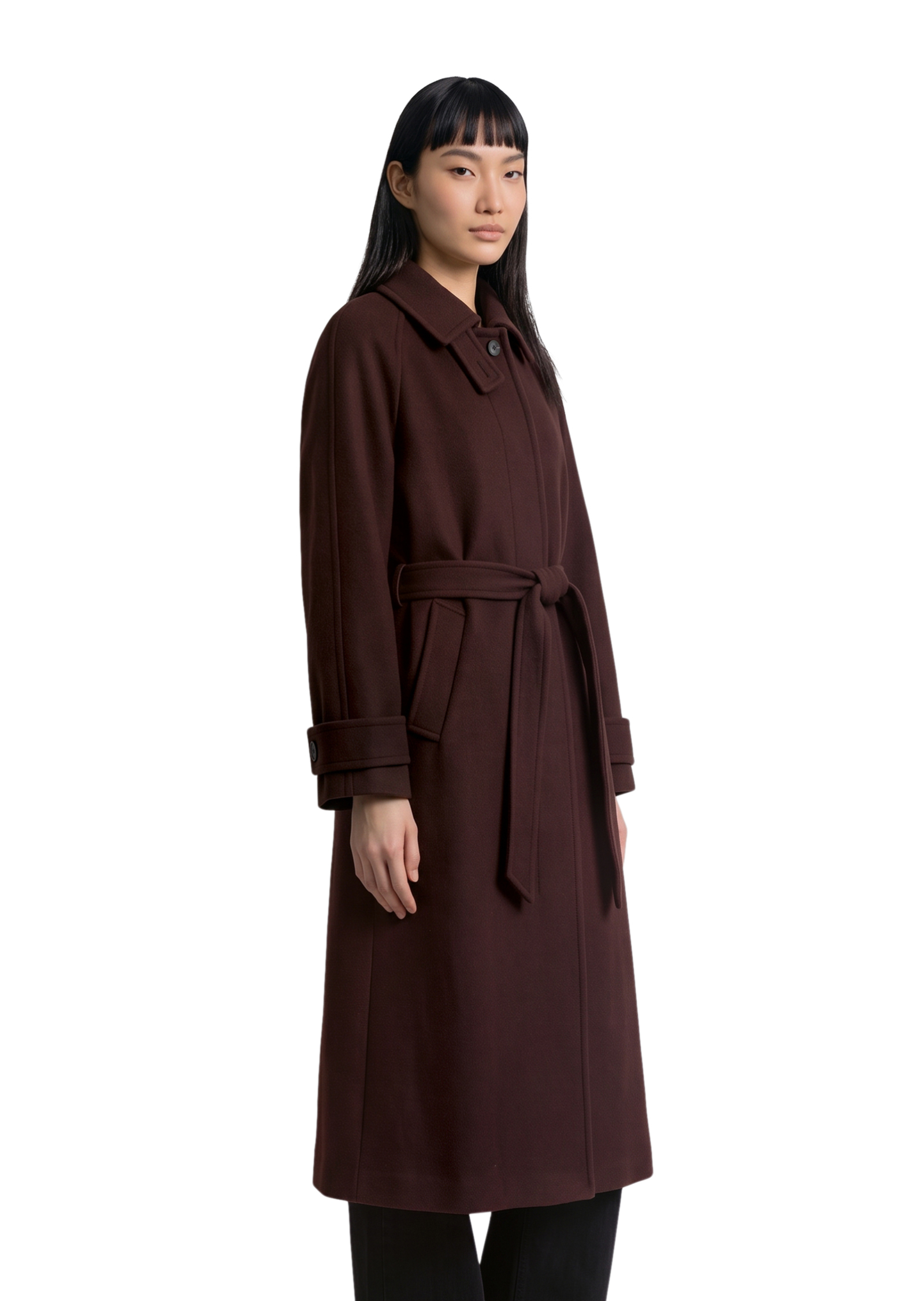 Manteau en laine coupe classique en mélange de laine, MARC O’POLO DENIM