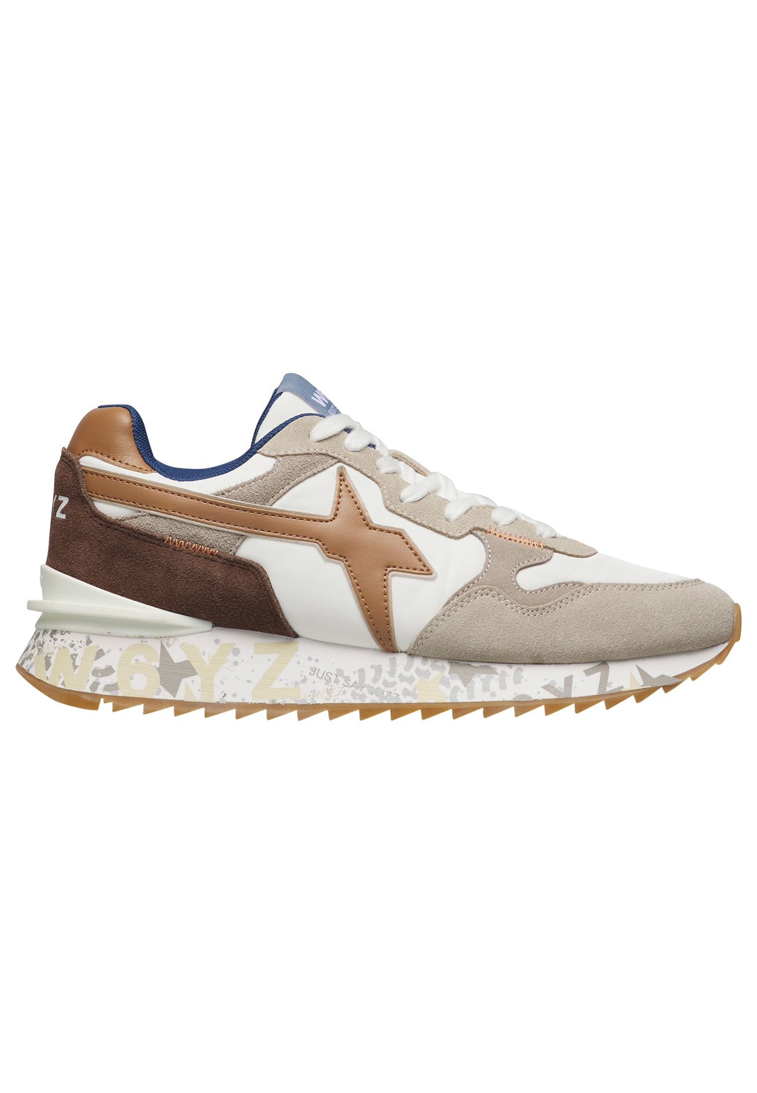 Sneakers en tissu technique et en daim YAK-M., W6YZ