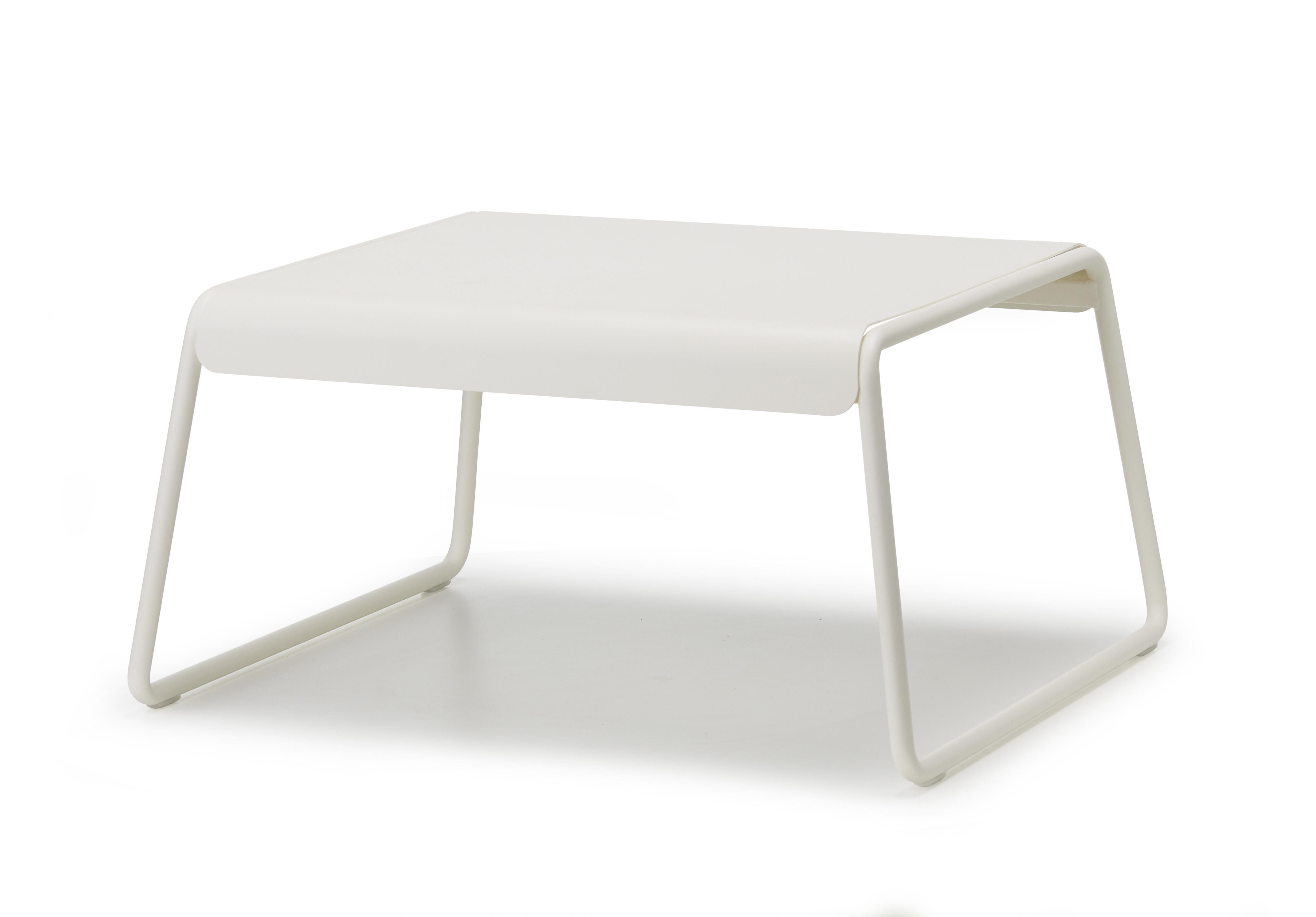 Table basse design carré en métal, L.63 , LISA, SCAB DESIGN