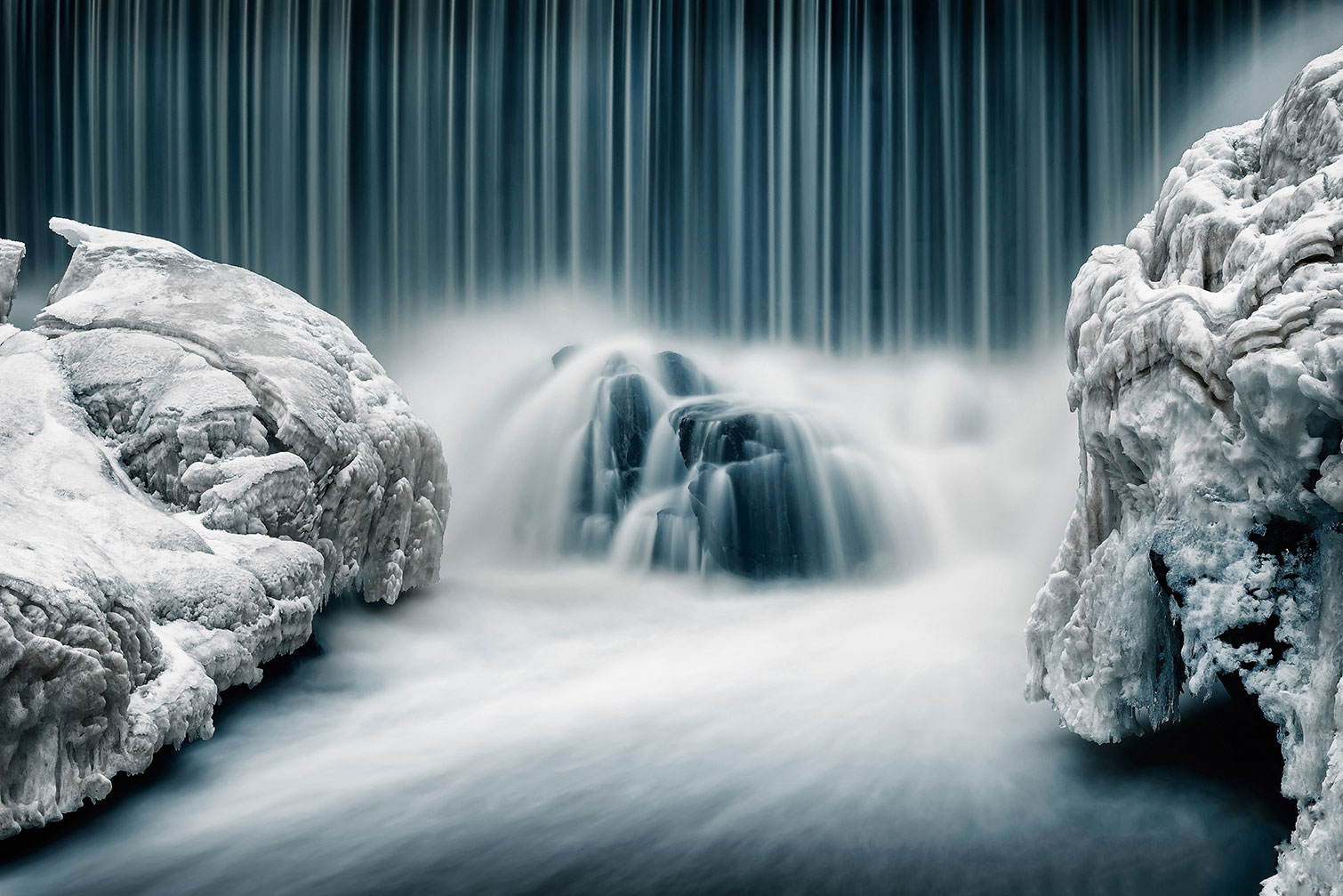 Tableau Cascade de glace, HEXOA